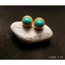 Designer Turquoise Stone Earings T20