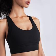 Yoga sports underwear _ new cross belt sports fitness bra