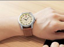 NAVIFORCE  Nf9124 Leather Waterproof Date Day Display Quartz Watch