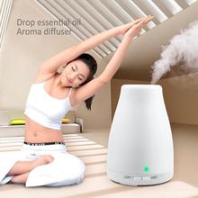 100ml Aroma Essential Oil Diffuser Ultrasonic Air Humidifier with 7