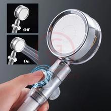 Pressurized Shower Head Interesting Handheld Shower with Visible Rotating Fan 360-degree Rotation Removable Shower Head