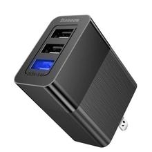 Baseus Duke 3.4A Total Output 3 USB Universal Travel Charger, AC 100-240V, For iPad , iPhone, Galaxy, Huawei, Xiaomi, LG, HTC and Other Smart Phones, Rechargeable Devices