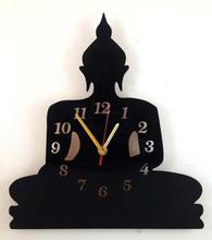 C21 - Lord Buddha Decorative Wall Clock -  30cm*30cm - Black