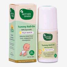 Mother Sparsh Tummy Roll On For Baby, Colic Relief, Constipation and Indigestion With Hing & Saunf | 100% Ayurvedic - 40ml