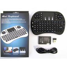 Mini Wireless Keyboard / Wireless Air Mouse 2.4G with Touchpad Handheld Keyboard for PC Android TV High sensitivity touch Pad Removable battery