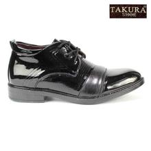 Takura Glossy Black Formal Shoes For Men (510)