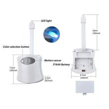 Washingroom Bathroom Motion Bowl Toilet light Activated