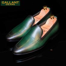 Gallant Gears Blue Slip on Formal Leather Shoes For Men - (139-24)