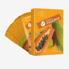 Papaya Facial Sheet Mask -25 ML Peel Off Mask For Anti-Acne, Refreshing & Moisturizing- 1pc