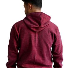 Sparsha Logo Threaded Maroon Hoodie