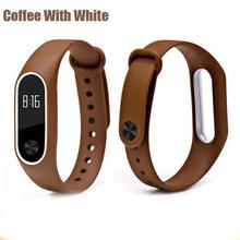 BOORUI Silicone Mi Band 2 Bracelet Strap double color miband2 Strap Wristband Replacement Smart wriststrap For xiaomi mi2 band