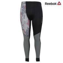 Reebok Grey/Black Compression OTR Tights For Men - BR2120