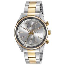 Titan Neo Grey Dial Multifunction Watch for Men - 1733BM01