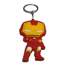 Multicolor Ironman Rubber Keychain