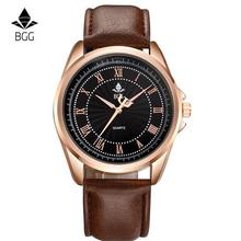 High quality mens Business Quartz watch Men sport Military Watch PU