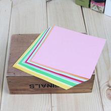 100pcs Multicolor Solid Color Origami Paper Craft Folding Square