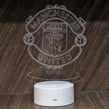 Manchester United FC Logo Printed 3D light