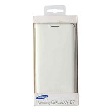 EF-WE700BWEGWW Galaxy E7 Flip Wallet Cover - White