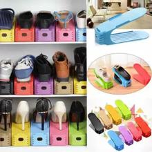 6 Pcs Plastic Shoes Rack Organizer