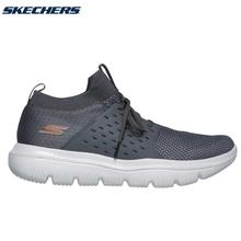 SKECHERS GO WALK EVOLUTION ULTRA Men Shoes 54726-Charcoal/Orange