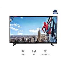 WEGA 55 Inch 4K Smart DLED TV Double Glass - (Black)