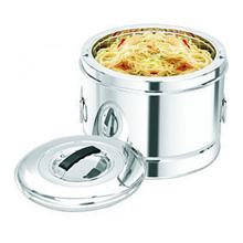 Baltra Hot pot 800ml Capacity Lunch Box - (Chrome)