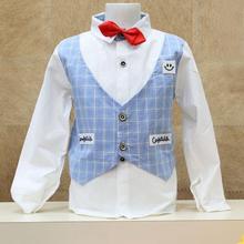 Baby Boy Shirt With Bow Tie