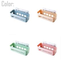 Plastic Washroom Kitchen Storage Box Organizer Basket Toiletries Storage Rack Up to 3kg