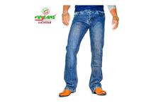 Virjeans Mid Rise Medium Wash Bootcut Jeans Pant Dark Blue-(VJC 692)
