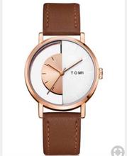 BROWN AND WHITE DIAL CLASSICAL ANALOG WATCH FOR UNISEX
