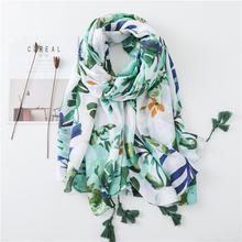 Korean Style Sun Protection Premium Printed Scarves For