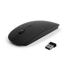 Black Wireless Optical Mouse