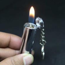 Bullet-Zippo Cigarette Lighter Gas Refilling Colourful Flame