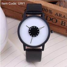 Black Fancy Watch with white dial UNISEX Watch