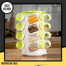 SALE- Trueware Plastic Spice Rack 16 in 1