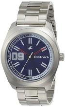 Fastrack Varsity Analog Silver Dial Men's Watch 3174SM02