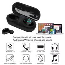 HBQ-Q13S TWS Bluetooth Earphone - Wireless Bluetooth Earbuds - Mini in Ear Sweatproof Headsets, Noise Cancelling Car Earphones