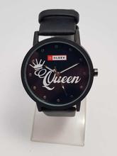 QUEEN Designers Leather Strap Fashionable Fancy Analog Watch- UNISEX
