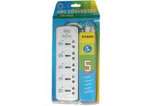 ABC 5 way extension Power socket