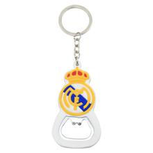 White/Yellow Real Madrid Keyring With Bottle Opener