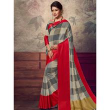 Stylee Lifestyle Grey Banarasi Silk Woven Saree (1835)