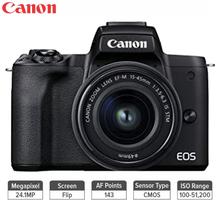 Canon EOS M50 Mark II + EF-M 15-45mm is STM Kit Black