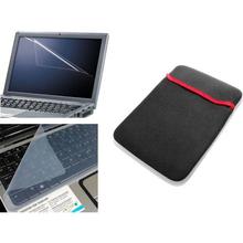 Aafno Pasal Combo Of Laptop Screen Guard + Keyboard Guard + Inner Bag For 15.6" Laptop