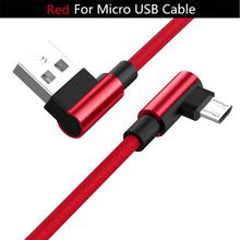 USB Type C Micro USB 90 Degree Fast Charging usb c cable L Type-c 3.1 data Cord Charger usb-c For Samsung S8 S9 Note 8 Xiaomi