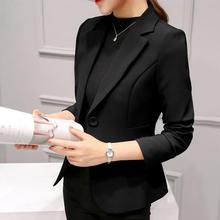 Womens Business Casual Slim Cut One Button Blazer