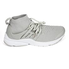 Light Weight Knitted Black Sports Shoe With Extended Ankle - (6107)