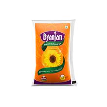 Byanjan Sunflower Oil (Pouch), 1ltr