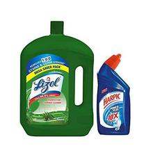 Lizol Floor Cleaner Neem, 2ltr( Free Harpic 500ml)