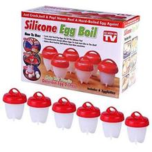 Silicone Egg Steamer Eggies Boil Egg Cooker Hard- Boiled Eggs