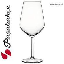 Pasabahce Red Wine Glass , Allegra, 490 ml, Set of 6